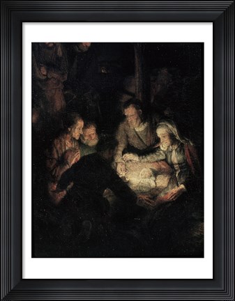 Framed Adoration of the Shepherds Print
