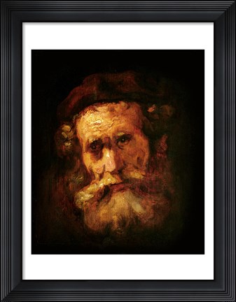 Framed Rabbi Print