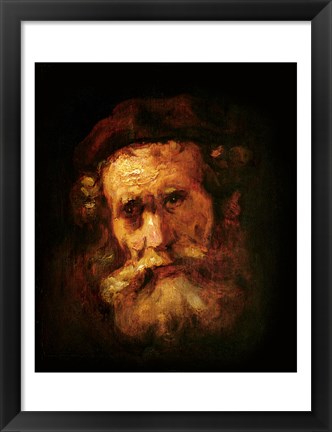 Framed Rabbi Print