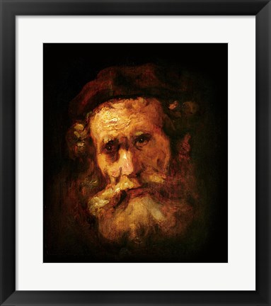 Framed Rabbi Print