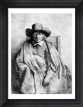 Framed Clement de Jonghe, 1651 Print