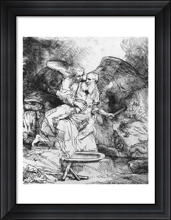 Framed Sacrifice of Abraham, 1645 Print