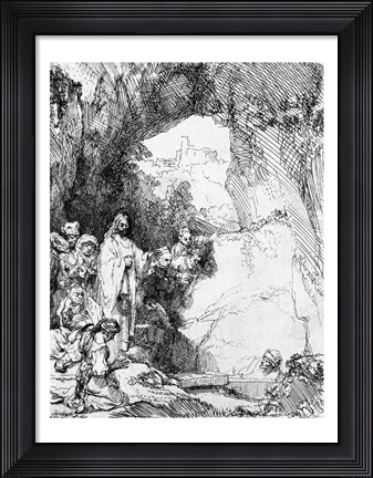 Framed Great Raising of Lazarus Print