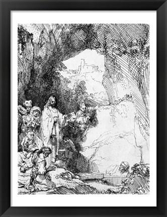 Framed Great Raising of Lazarus Print