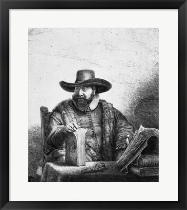 Framed Cornelius Claesz Anslo Print