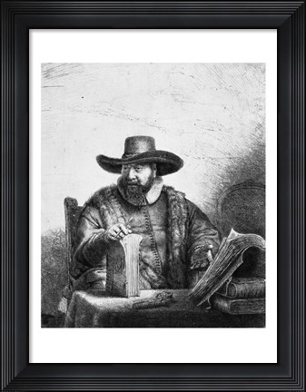 Framed Cornelius Claesz Anslo Print