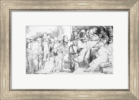 Framed Jesus Christ among the Doctors Print