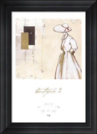 Framed Boutique 3 Print
