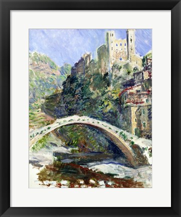 Framed Castle of Dolceacqua, 1884 Print