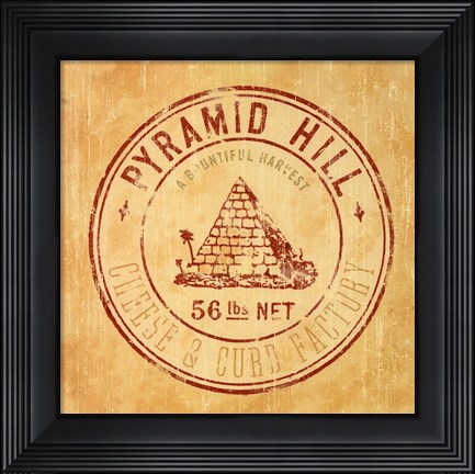 Framed Pyramid Hill Print