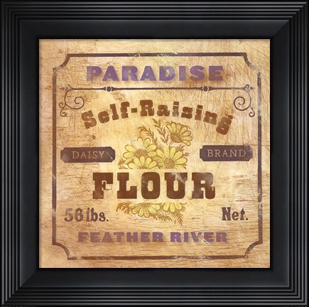 Framed Paradise Flour Print