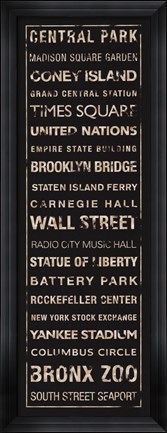 Framed Transit NYC I Print