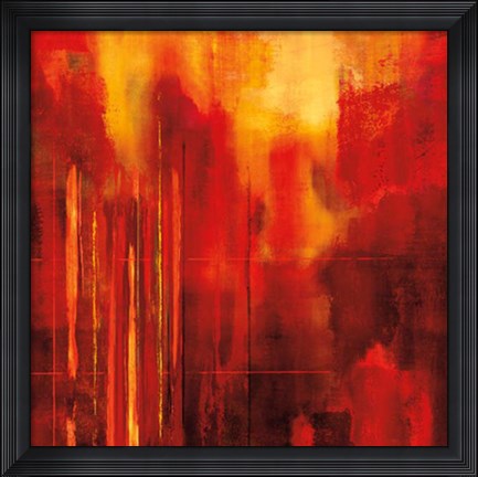 Framed Red Zone II Print