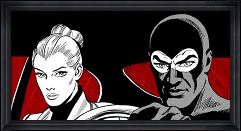 Framed In fuga (Diabolik &amp; Eva) Print