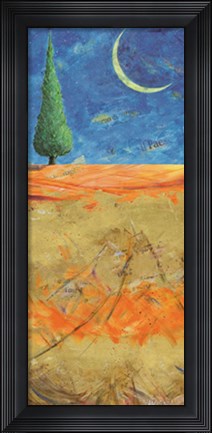 Framed Dialogo con la luna Print