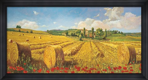 Framed Campagna toscana Print
