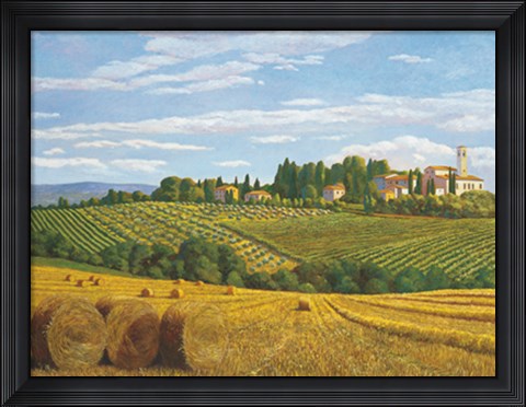 Framed Campo in Toscana Print