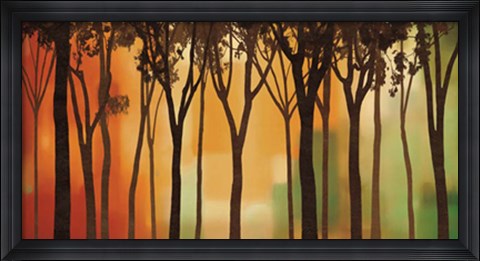 Framed Twilight Silhouette Print