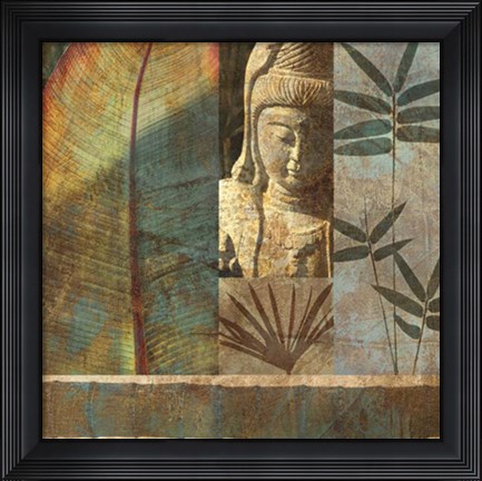 Framed Palm Garden I Print