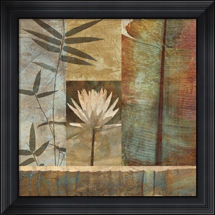Framed Palm Garden II Print