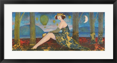Framed Raggi di luna Print