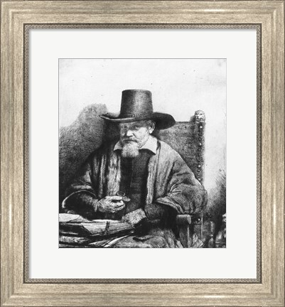 Framed Lawyer Tolling or the Doctor Arnoldus Tholinx or Petrus van Thol, 1656 Print