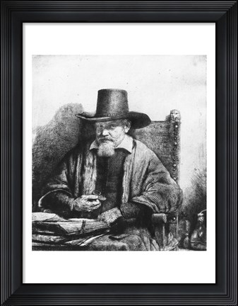 Framed Lawyer Tolling or the Doctor Arnoldus Tholinx or Petrus van Thol, 1656 Print