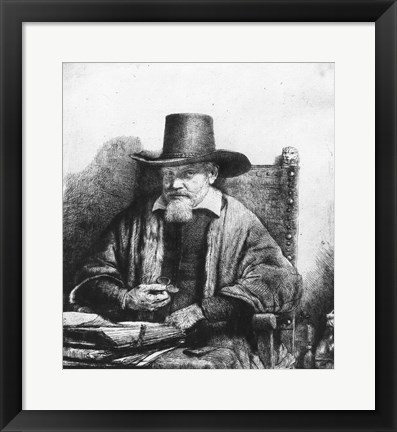 Framed Lawyer Tolling or the Doctor Arnoldus Tholinx or Petrus van Thol, 1656 Print