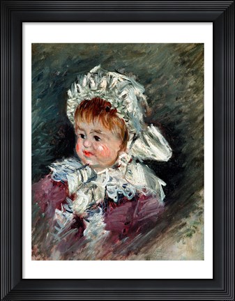 Framed Michel Monet (1878-1966) as a Baby, 1878-79 Print