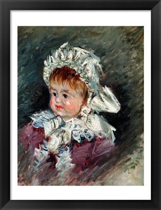 Framed Michel Monet (1878-1966) as a Baby, 1878-79 Print