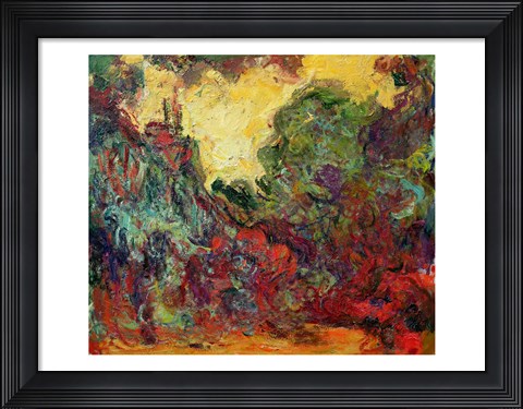 Framed Artist&#39;s House from the Rose Garden Print
