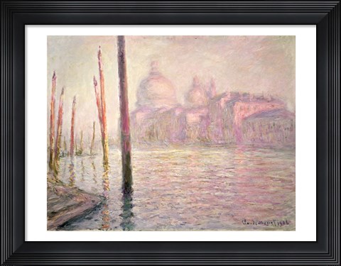 Framed View of Venice, 1908 Print
