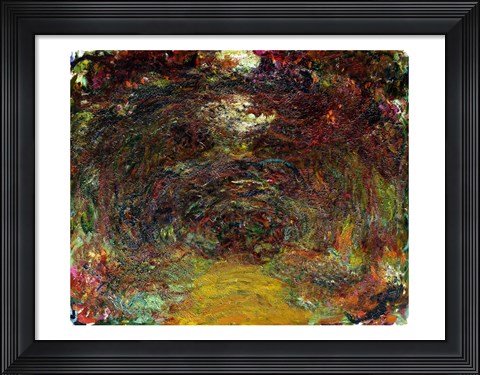 Framed Rose Path, 1920-22 Print