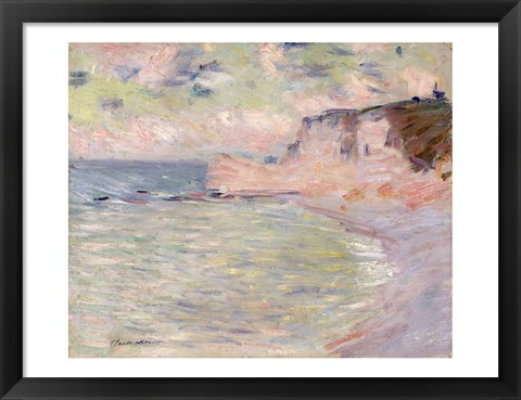 Framed Cliffs and the Porte d&#39;Amont, Morning Effec Print