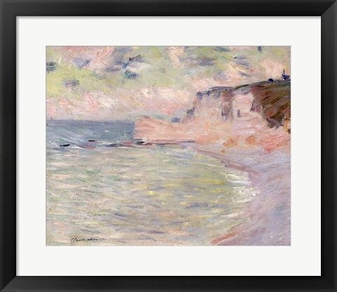 Framed Cliffs and the Porte d&#39;Amont, Morning Effec Print