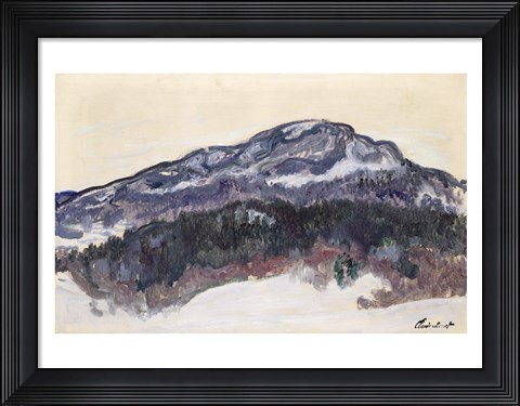 Framed Mount Kolsaas, Norway, 1895 Print