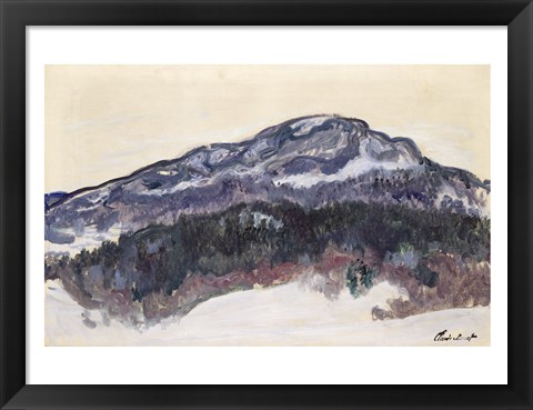 Framed Mount Kolsaas, Norway, 1895 Print