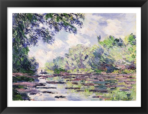 Framed Seine at Giverny, 1885 Print