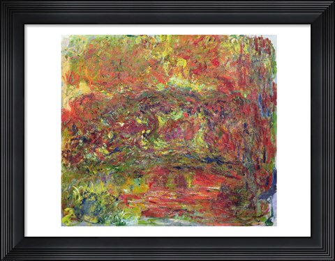 Framed Japanese Bridge Print