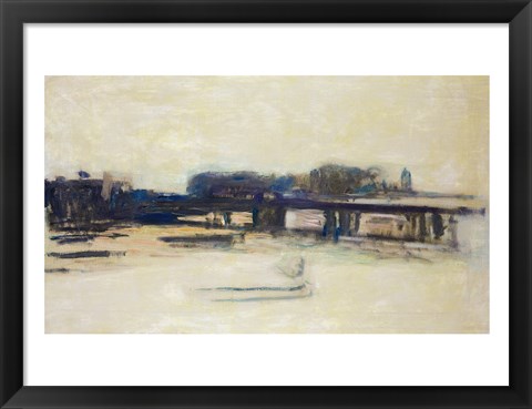 Framed Study for Charing Cross Bridge Print