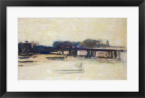 Framed Study for Charing Cross Bridge Print