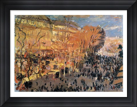 Framed Study for &#39;The Boulevard des Capucines&#39; Print