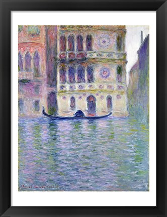 Framed Palazzo Dario, 1908 Print