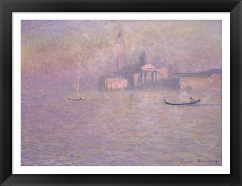 Framed San Giorgio Maggiore, 1908 Print