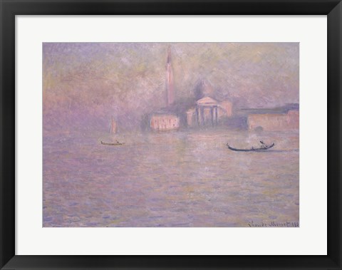 Framed San Giorgio Maggiore, 1908 Print