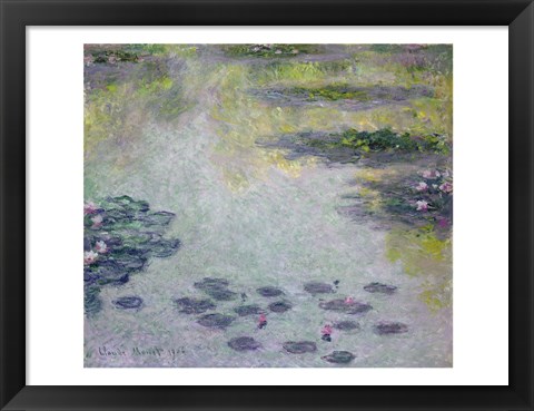 Framed Waterlilies, 1906 detail Print