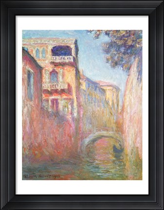 Framed Venice - Rio de Santa Salute, 1908 Print