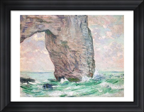 Framed La Manneporte a Etretat Print