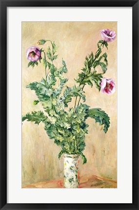 Framed Poppies Print