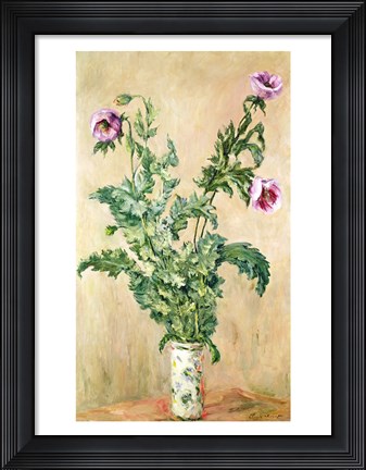 Framed Poppies Print